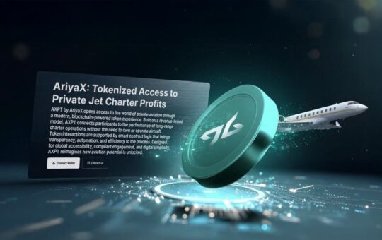 Private Aviation Company AriyaX Launches Tokenized Aviation Framework AXPT