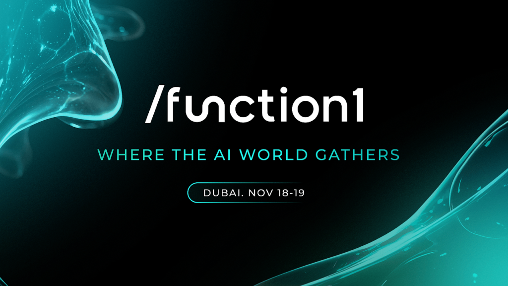 The Biggest AI Event of the Year Returns: /function1 2025 Comes to Dubai