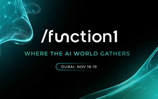 The Biggest AI Event of the Year Returns: /function1 2025 Comes to Dubai