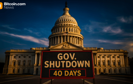 US Government Shutdown Hits Day 40 as Polymarket Traders Bet 60% on Mid-November or Later