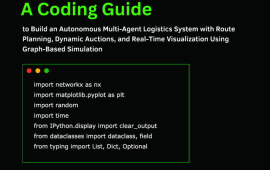 A Coding Guide to Build an Autonomous Multi-Agent Logistics System with Route Planning, Dynamic Auctions, and Real-Time Visualization Using Graph-Based Simulation