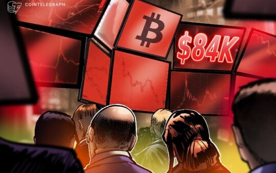 Bitcoin Drop To $84K Due To Crumbling Global Macro Conditions