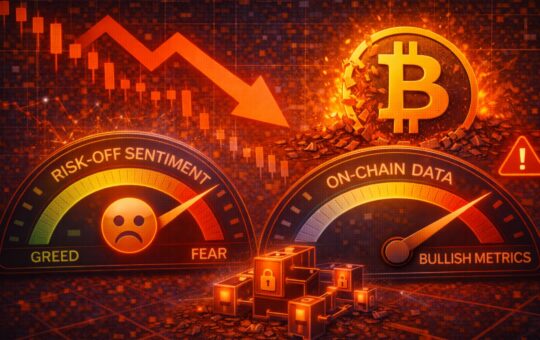 Bitcoin Enters Risk-Off Regime: Sentiment and On-Chain Data Align
