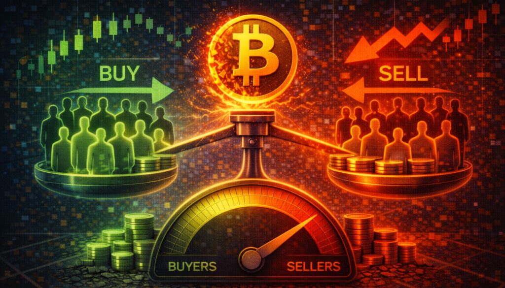Bitcoin Short-Term Holder Activity Shows Balanced Buy–Sell Dynamics
