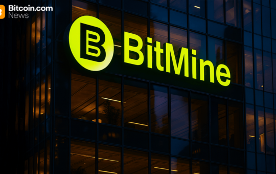 Bitmine ETH Holdings Near 4 Million as Stock Trades Close to mNAV Range