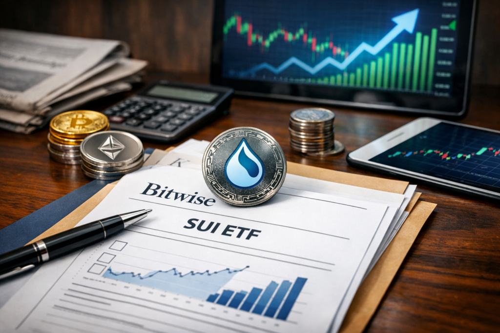Bitwise spot SUI ETF filing adds pressure to the crypto ETF race