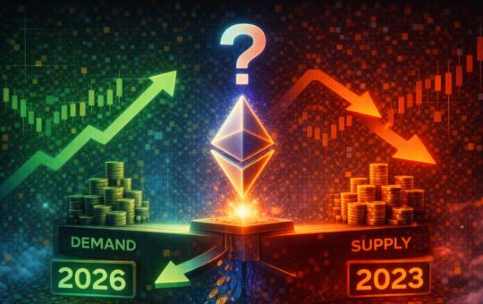 Ethereum Nearing A Turning Point? Supply-Demand Structure Suggest A Shift Is Coming In 2026