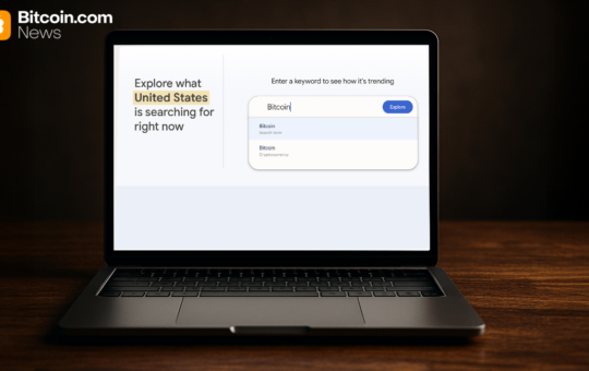 Google Trends Data Shows Bitcoin Quietly Holding Its Place as the Year Comes to a Close