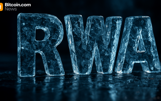 Real-World Asset Market Cools off With a 1.09% Pullback This Month