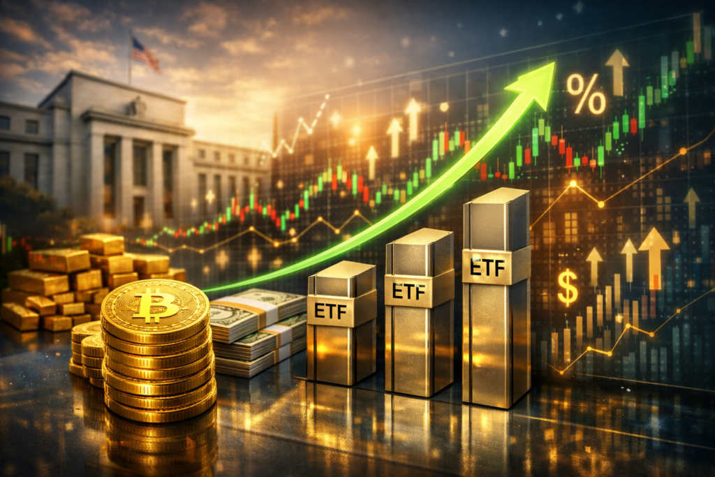 Spot Bitcoin ETF sees sharp inflow revival amid shifting US rate signals