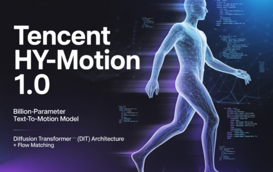 Tencent Released Tencent HY-Motion 1.0: A Billion-Parameter Text-to-Motion Model Built on the Diffusion Transformer (DiT) Architecture and Flow Matching