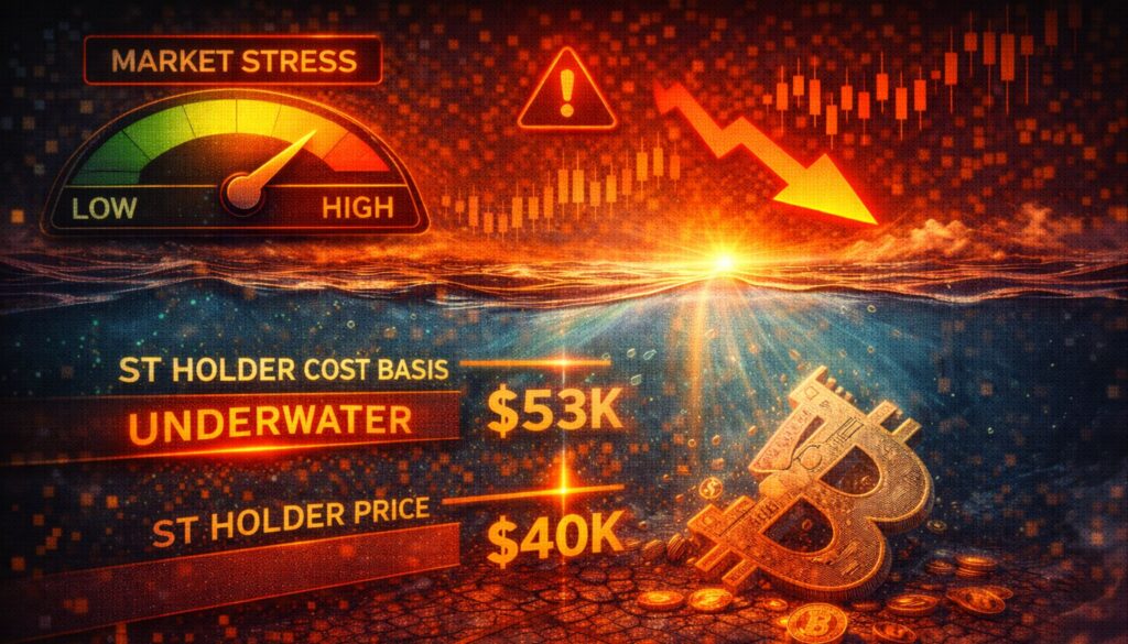 Bitcoin Market Stress Isn’t Over: Short-Term Holders Remain Underwater