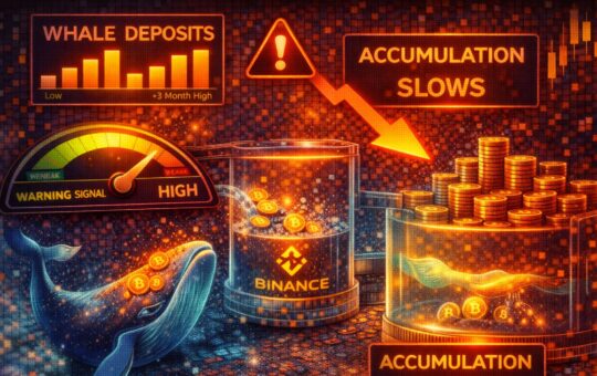Bitcoin Warning Signal Emerges: Whale Deposits Rise And Accumulation Slows