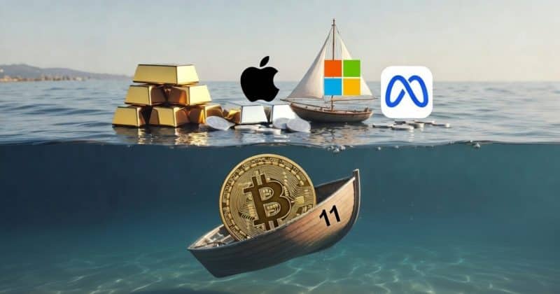 Bitcoin slides out of top 10 global assets by market value