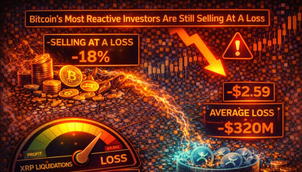 Bitcoin’s Most Reactive Investors Are Still Selling At A Loss