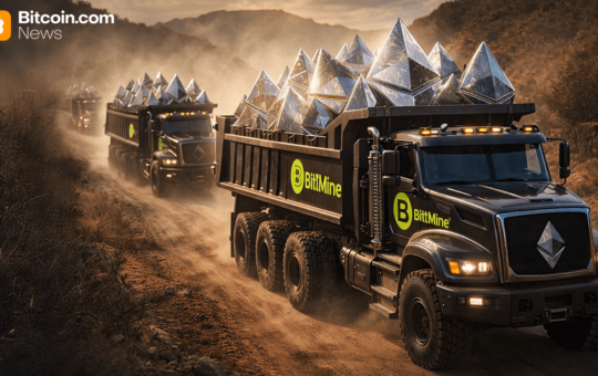Bitmine Adds 35,000 ETH in a Week, Cementing Lead as Top Ethereum Treasury Firm