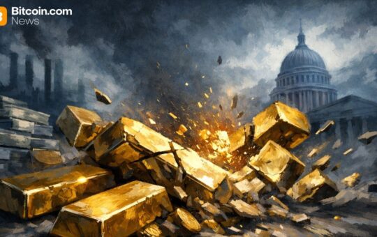 Cathie Wood Warns Gold Bubble as as M2 Ratio Hits Extremes