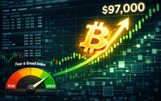 Crypto Fear and Greed index returns to greed as Bitcoin rallies above $97K