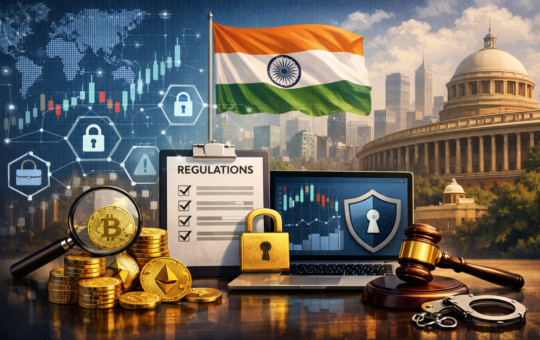 India tightens crypto oversight as exchanges move under FIU monitoring