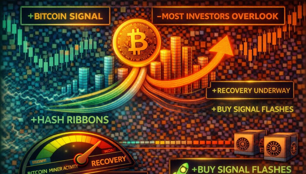 The Bitcoin Signal Most Investors Overlook: Hash Ribbons Explain What’s Happening