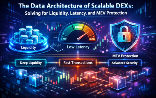 The data architecture of scalable DEXs: solving for liquidity, latency, and MEV protection