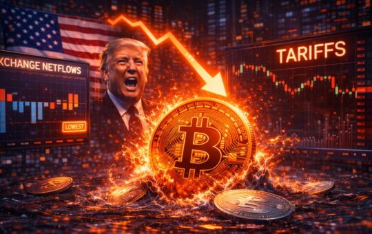 Trump Tariffs Fuel Bitcoin’s Risk-Off Correction: Exchange Netflows Hint At Short-Term Selling