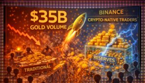 Binance Surpasses $35B In Gold Volume As Crypto-Native Traders Disrupt Traditional Commodity Desks