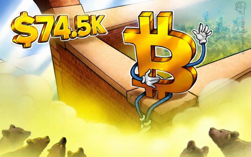 Bitcoin Bull Market May Restart If $74.5K Is Broken
