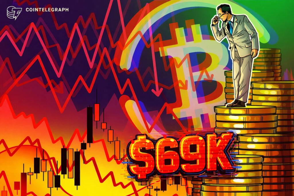 Bitcoin Sees First $69,000 Dip in 15 Months as 'Someone Enormous' Sells