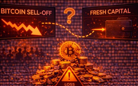 Bitcoin Sell-Off Goes Largely Unabsorbed: Fresh Capital Is Missing