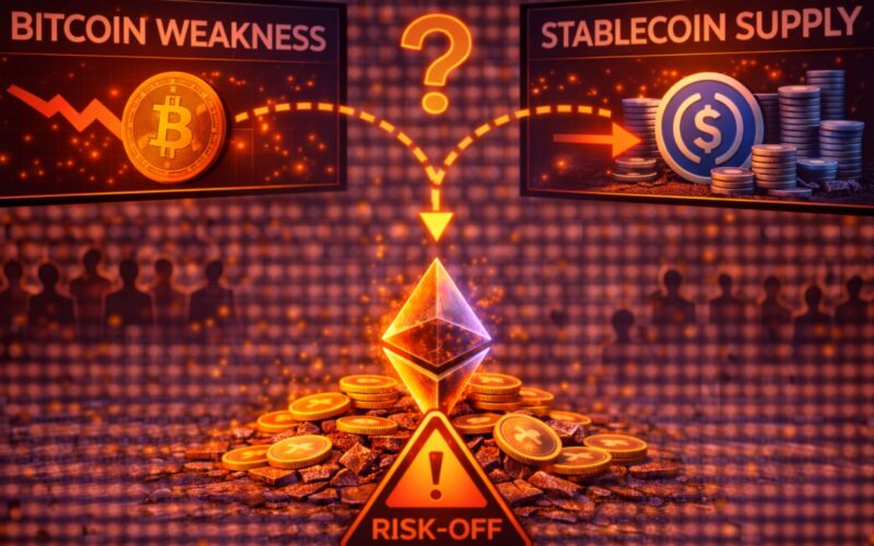 Bitcoin Weakness Persists: Stablecoin Supply Signals Risk-Off Environment