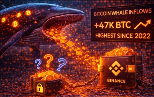 Bitcoin Whale Inflows To Binance Hit Highest Level Since 2022: Distribution Or Repositioning?