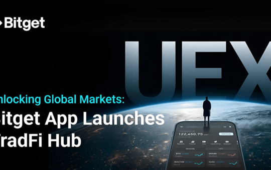 Bitget Targets 40% of Tokenized Stock Trading by 2030, Boosts TradFi With One-Click Access