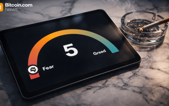 Crypto Fear Index Craters to Historic Low as Bitcoin RSI Nears Levels Seen Only in Major Collapses