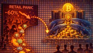 Crypto Whales Build A ‘Fortress Floor’ As Retail Panic Sells The Altcoin Sector