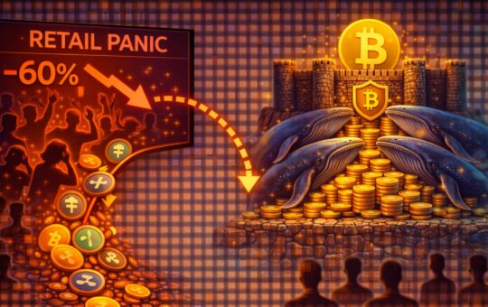 Crypto Whales Build A ‘Fortress Floor’ As Retail Panic Sells The Altcoin Sector