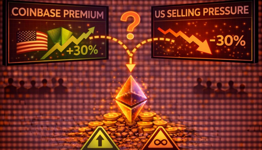 Ethereum Coinbase Premium Jumps – Is US Selling Pressure Finally Fading?