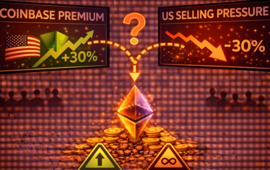 Ethereum Coinbase Premium Jumps – Is US Selling Pressure Finally Fading?