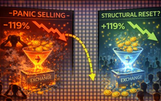 Ethereum Exchange Deposits Hit A Six-Month High: Panic Selling Or Structural Reset?