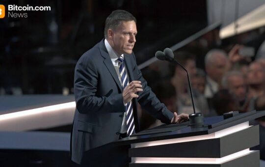 Peter Thiel Exits ETHzilla as Firm Pivots to Jet Engine Tokenization