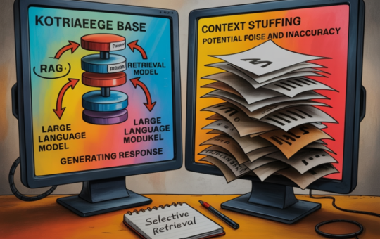 RAG vs. Context Stuffing: Why selective retrieval is more efficient and reliable than dumping all data into the prompt