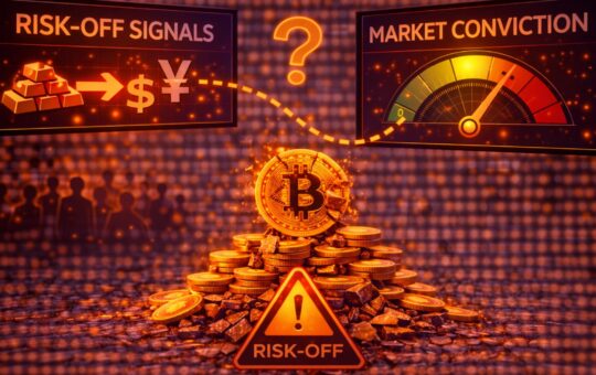 Risk-Off Signals Dominate As Bitcoin Tests Market Conviction – Details
