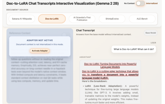 Sakana AI Introduces Doc-to-LoRA and Text-to-LoRA: Hypernetworks that Instantly Internalize Long Contexts and Adapt LLMs via Zero-Shot Natural Language