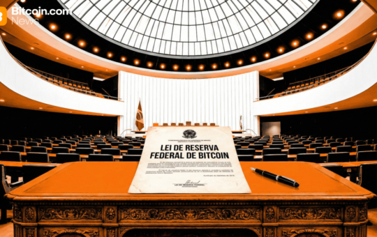 Strategic Bitcoin Reserve Bill Allowing Brazil to Acquire up to 1 Million BTC Reintroduced in Congress