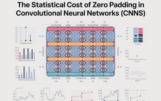 The Statistical Cost of Zero Padding in Convolutional Neural Networks (CNNs)