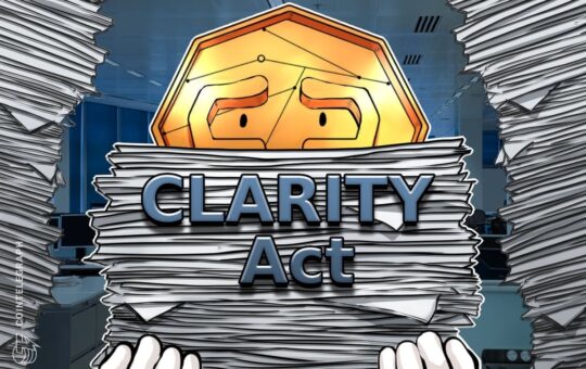 US CLARITY Act To 'Hopefully' Pass By April: Bernie Moreno