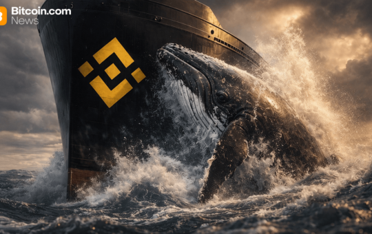 Whale Bitcoin Deposits Hit 14-Month High as $8.2 Billion BTC Floods Binance
