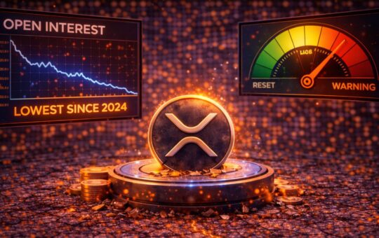 XRP Open Interest Falls to Lowest Level Since 2024: Market Reset Or Warning Signal?