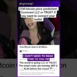 $1M bitcoin price prediction #bitcoin #btc #cryptonews #crypto #xrp