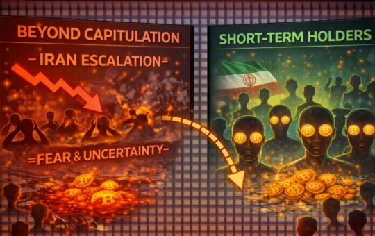 Beyond Capitulation: Why Bitcoin’s Short-Term Holders Refuse To Blink Amid Iran Escalation